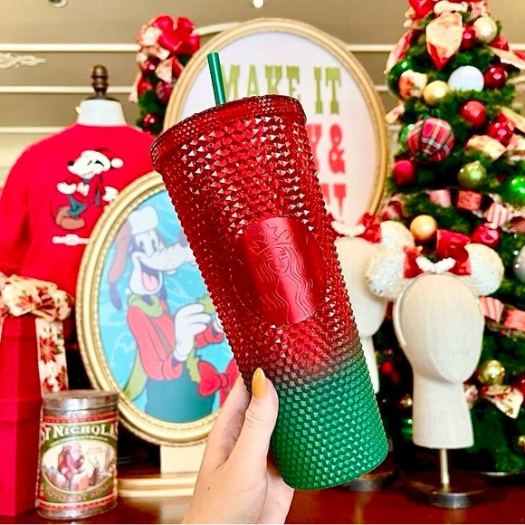 Starbucks Other - Starbucks Walt Disney World Christmas Red and Green Tumbler Brand New with Box.